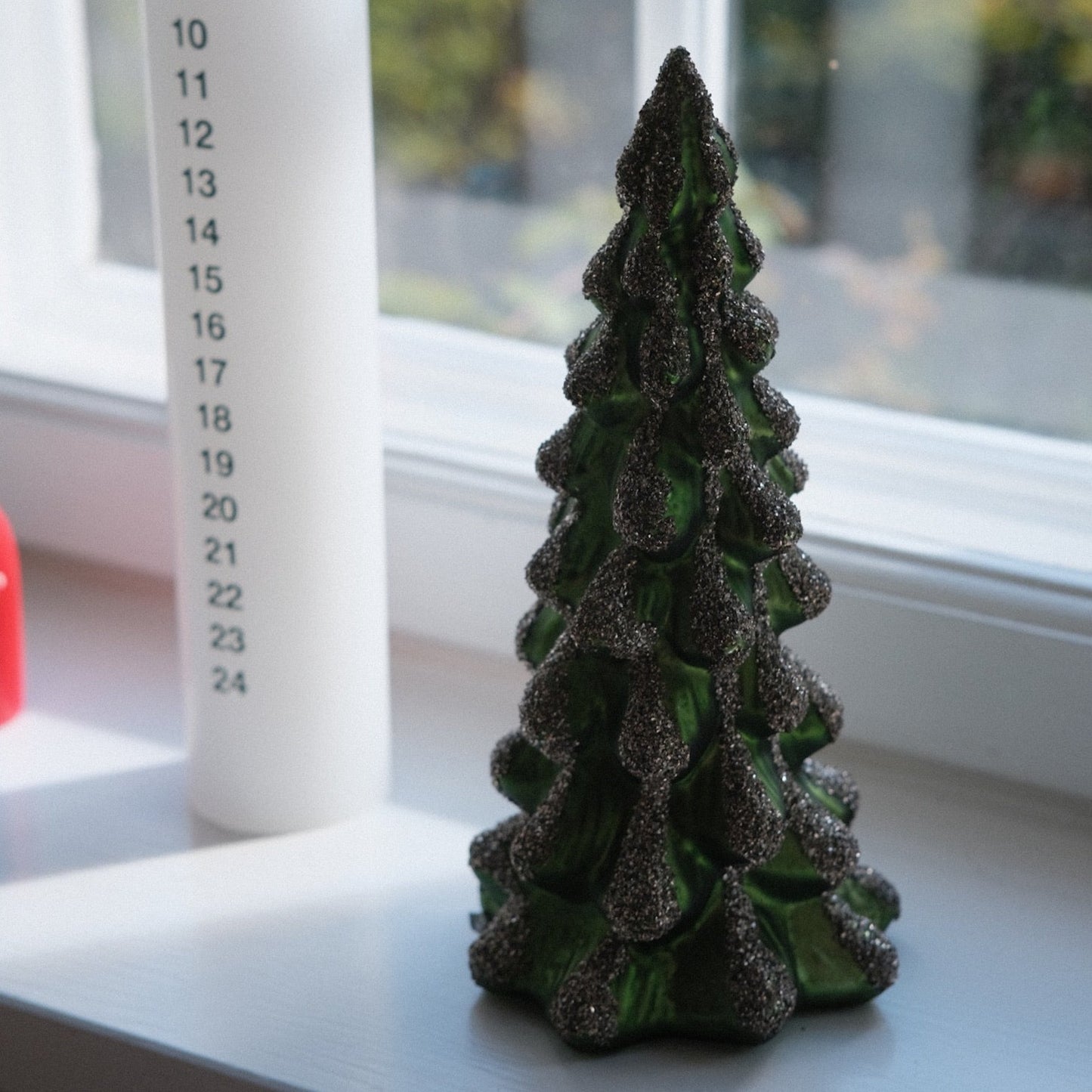 Christmas decorations • Glass Christmas tree 20cm
