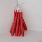 Hånddyppede Kertelys • 12 cm • Dark Red