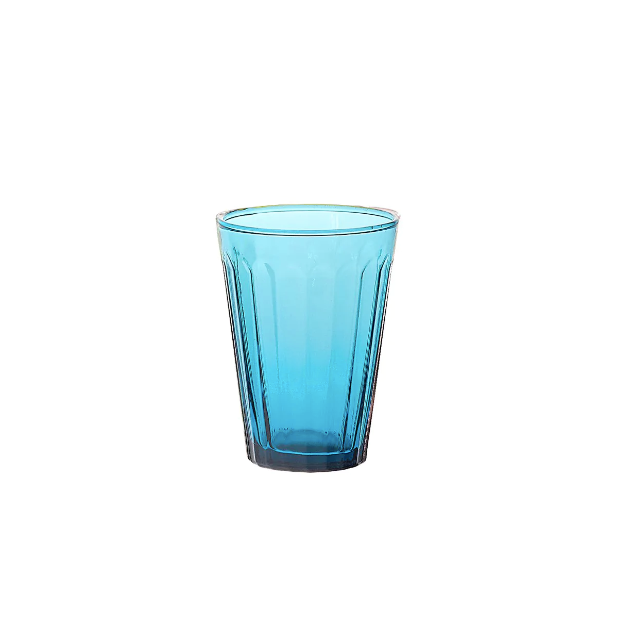 Vandglas • Mundblæst • Turkisblå