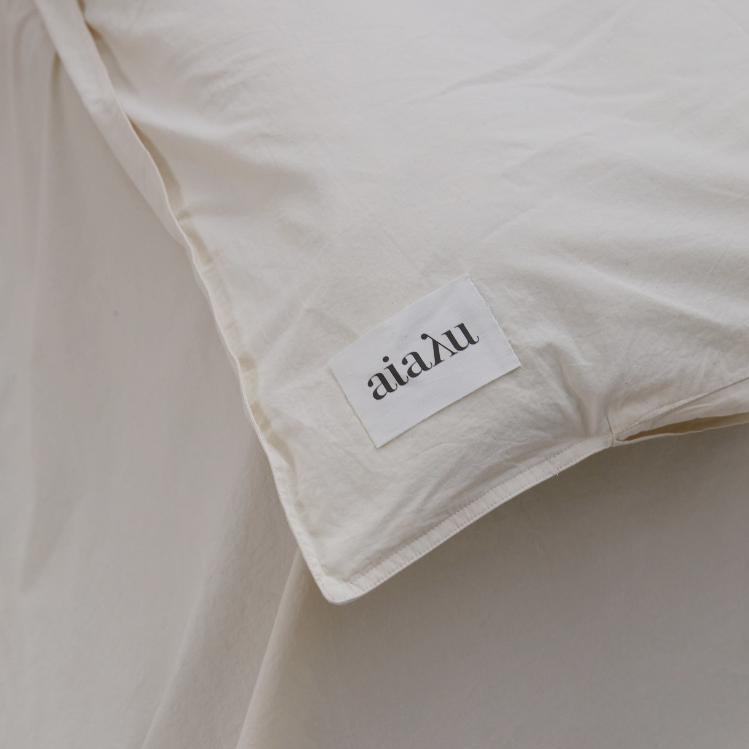 Bed linen • Sheet 260x260 • Pure Ecru • Undyed