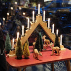 DORA JULELYS Svensk Julestage • Træ • 11 lys