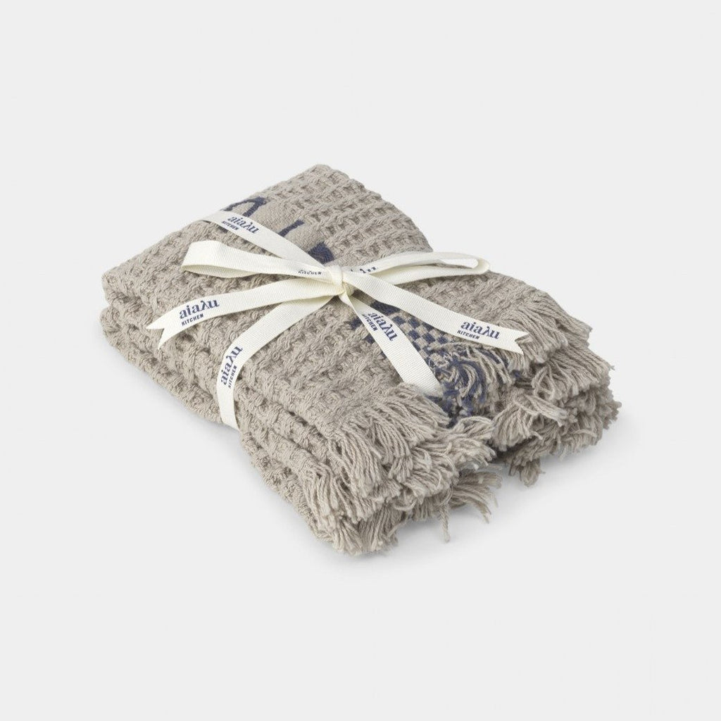 Aiayu Domus KARKLUD Karklud • Økologisk Bomuld • Logo • 2stk