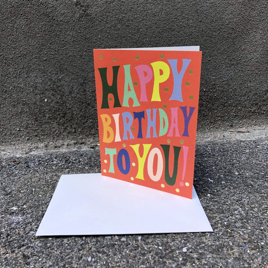 Rifle paper co Kort Kort // Happy Birthday to You