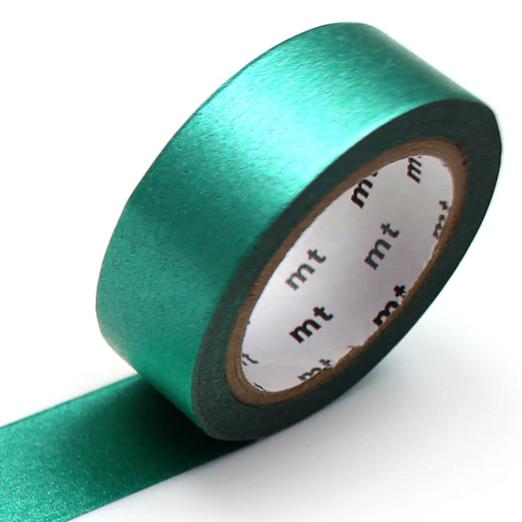 MT Tape washi-tape • Skinnende Grøn • 15 mm