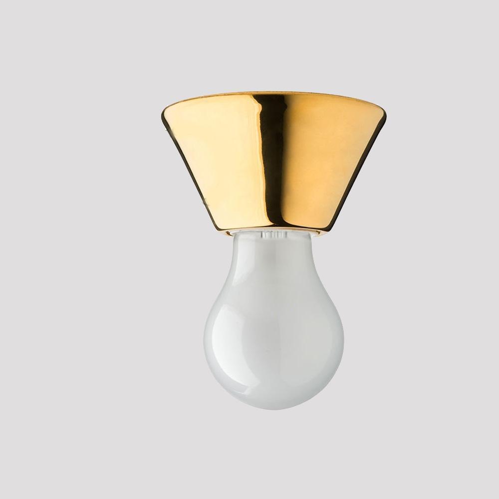 Zangra lamper Guldbelagt Porcelænslampe
