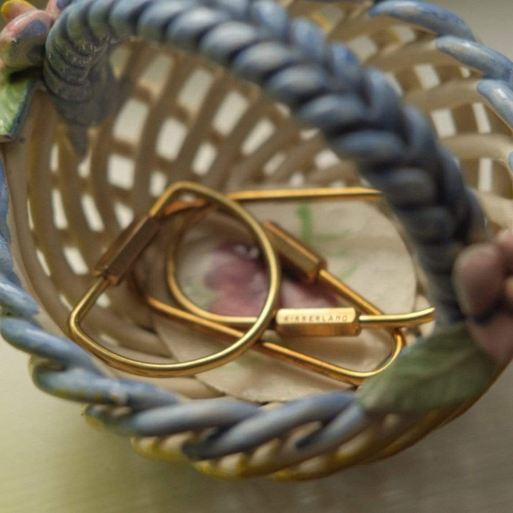 kikkerland Nøglering Nøglering // Messing