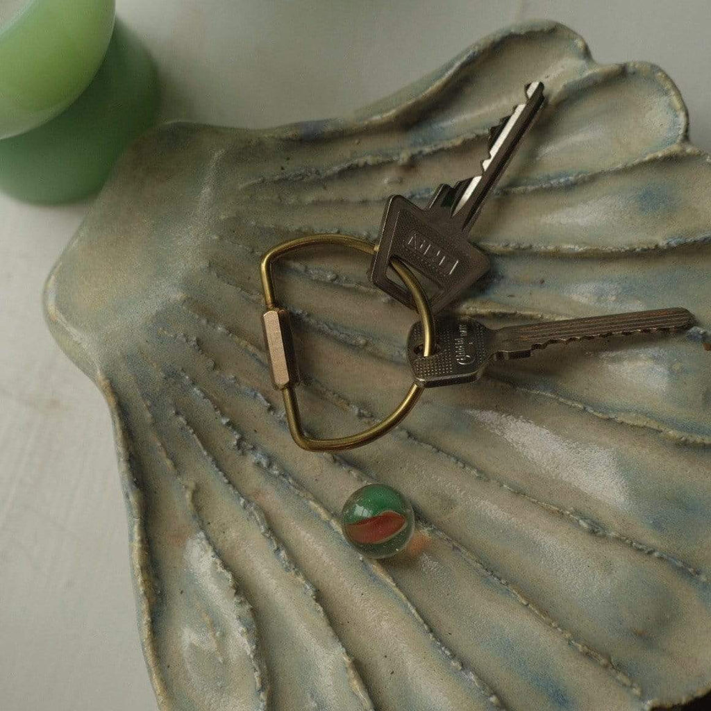 kikkerland Nøglering Nøglering // Messing