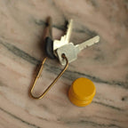 kikkerland Nøglering Nøglering // Messing