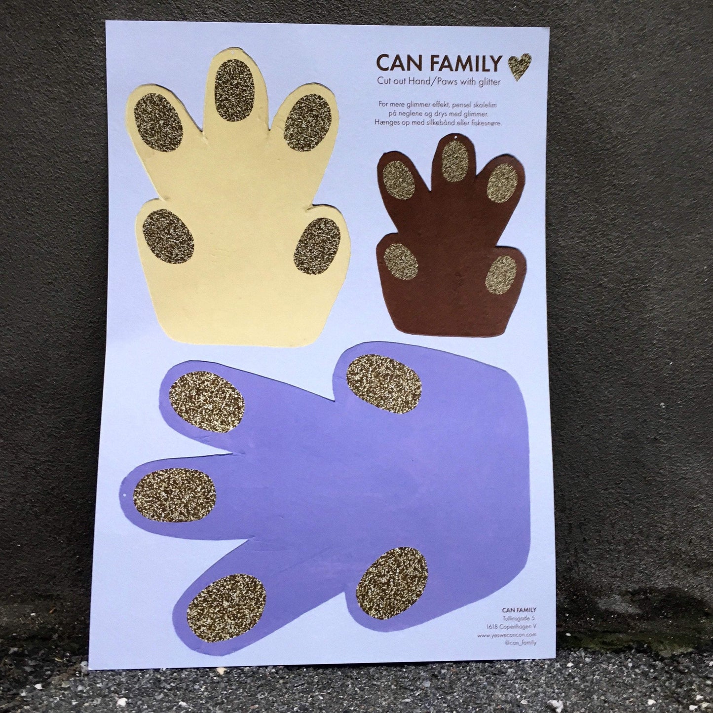 CAN family Print Klip selv // Pynt