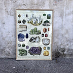 Cavallini Print Plakat // Mineralogi