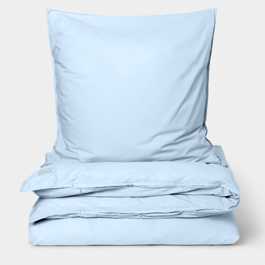 Dobbelt sengesæt sengetøj Aiayu Sleep lyseblå Sky økologisk bomuld