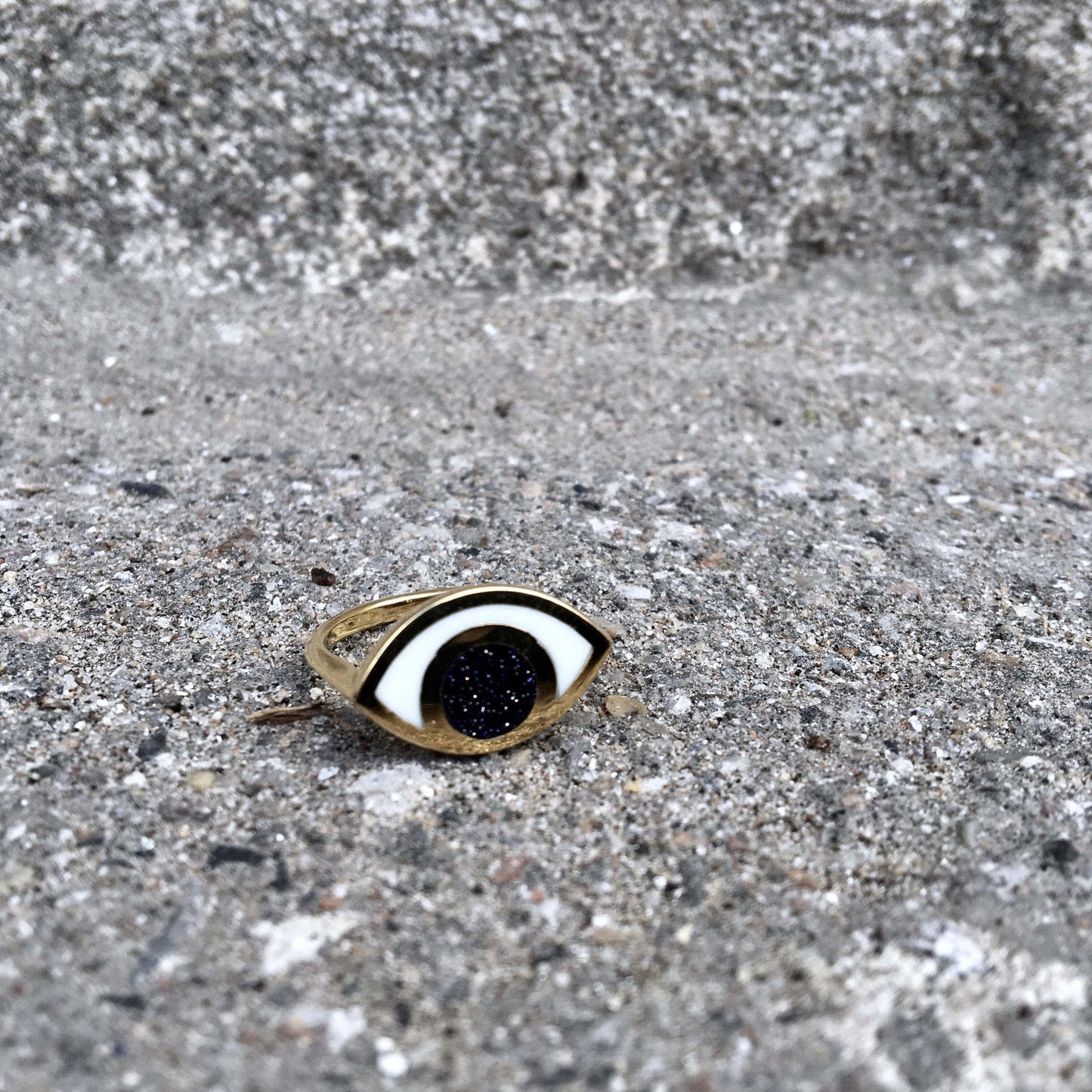 Marta Pia Smykker Third Eye Ring // Goldstone