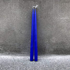 Kunstindustrien Stearinlys Hånddyppede lys // 45cm // Cobolt Blue