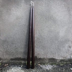 Kunstindustrien Stearinlys Hånddyppede lys // 45cm // Dark Brown