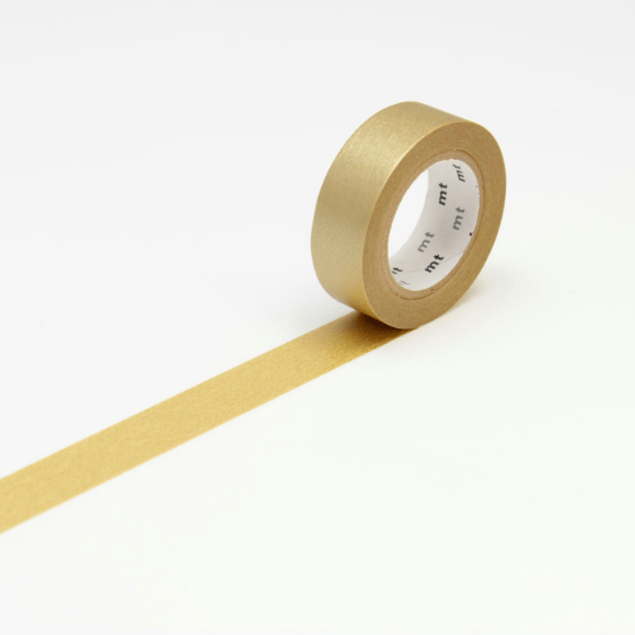 MT Tape washi-tape • Guld • 15 mm