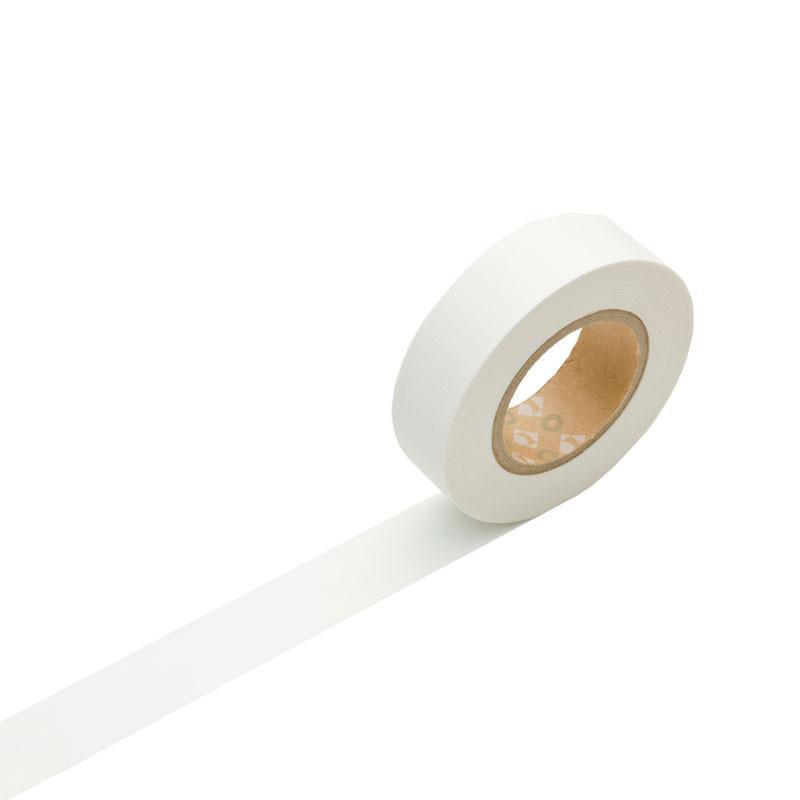 MT Tape washi-tape • Mat hvid • 15 mm